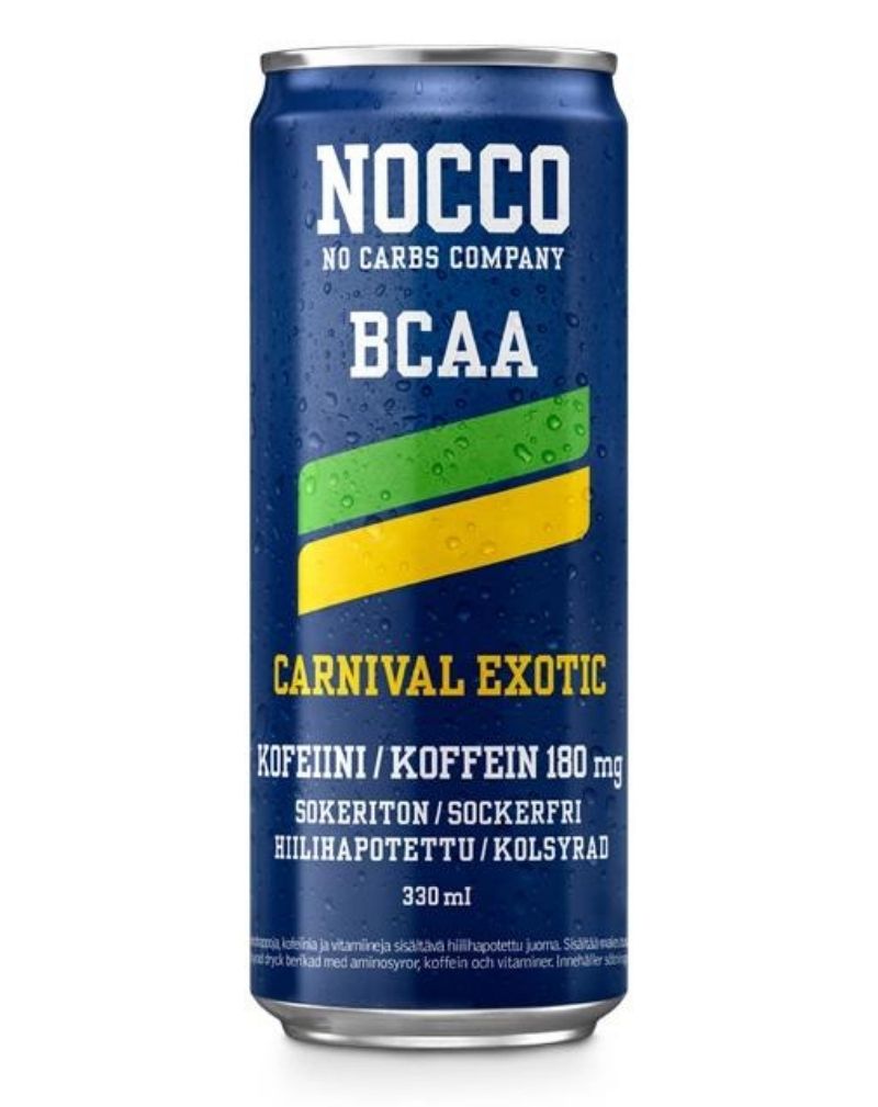 NOCCO BCAA Carnival, 330 ml (päiväys 9/22)