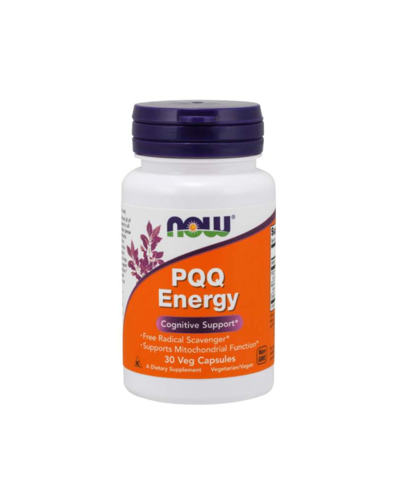 NOW Foods PQQ Energy 20 mg, 30 kaps. (päiväys 4/24)
