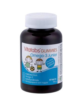 Vitatabs Gummies Omega-3 Junior, 60 kpl.