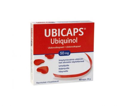 Ubicaps® Ubiquinol 50 mg, 40 kaps