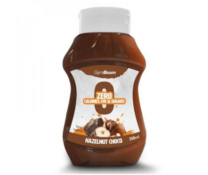 GymBeam Zerosyrup, 350ml, Hazelnut Chocolate