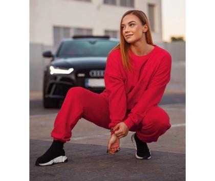M-Sportswear Comfy Sweatshirt, Pure Red