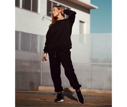 M-Sportswear Outlet Comfy Sweatpants, Deep Black
