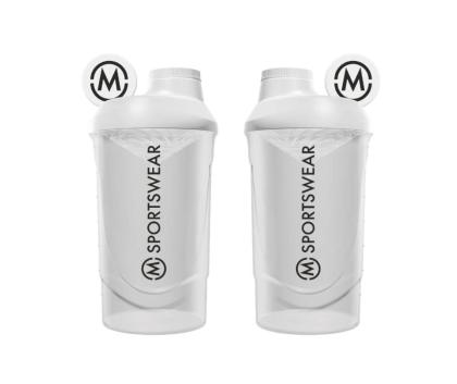 M-Sportswear Wave Shaker 600 ml, Valkoinen