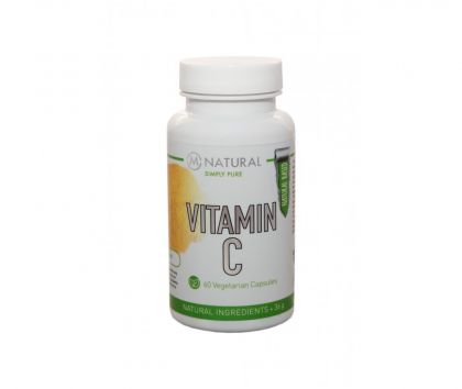 M-Natural Vitamin C, 60 kaps. (parasta ennen 10/2023)