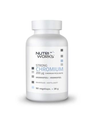 Nutri Works Strong Chromium 200 µg, 90 kaps.