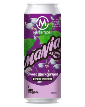 M-Nutrition Mania Before Workout valmisjuoma, 330 ml, Sweet Blackcurrant