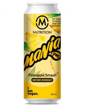 M-Nutrition Mania Before Workout valmisjuoma, 330 ml, Pineapple Smash