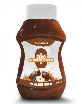 GymBeam Zerosyrup, 350ml, Hazelnut Chocolate