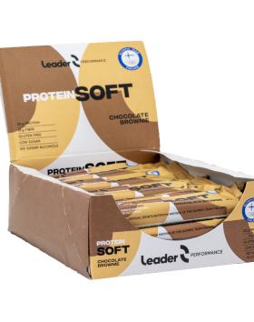 24 kpl Leader Performance Protein Soft Bar, Chocolate Brownie