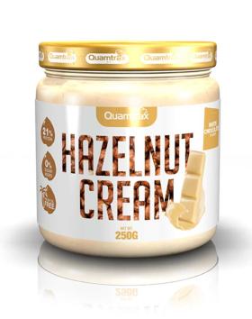 Quamtrax Hazelnut Cream 250 g, White Choco