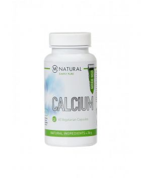 M-Natural Calcium 125 mg, 60 kaps.