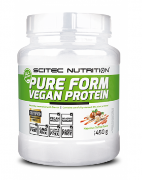 SCITEC Pure Form Vegan Protein 450 g (päiväys 9/22)