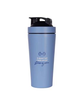 Quamtrax Metal Shaker, 740 ml, Sininen/Violetti (Stronger)